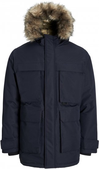 Jack & Jones STAR Parka Dark Navy - Jakne - Muške Jakne Veliki Brojevi