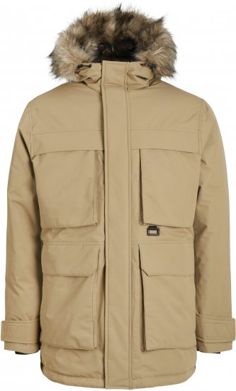 Jack & Jones STAR Parka Beige - Jakne - Muške Jakne Veliki Brojevi