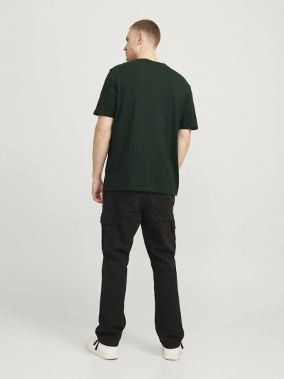 Jack & Jones XMAS Christmas Skull T-Shirt Dark Slate Grey - Majice Kratkih Rukava - Muške Majice Kratkih Rukava Veliki Brojevi 