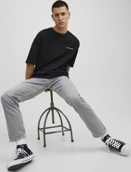 Jack & Jones CHRIS ORIGNIAL AKM 928 Grey Denim - Traperice & hlače - Muške Traperice i Hlače Veliki Brojevi