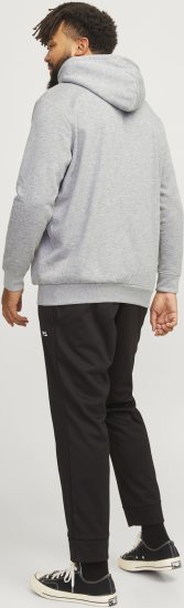 Jack & Jones JCOOUTDOOR Hoodie Light Grey - Puloveri & dukserice - Muške Puloveri & dukserice veliki brojevi