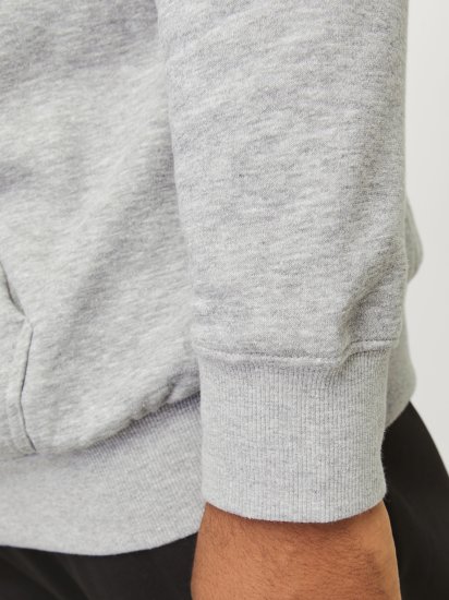 Jack & Jones JCOOUTDOOR Hoodie Light Grey - Puloveri & dukserice - Muške Puloveri & dukserice veliki brojevi