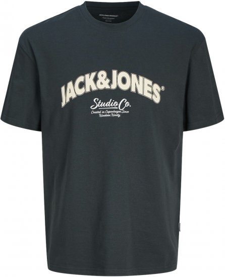 Jack & Jones JORBRONX T-Shirt Dark Green - Majice Kratkih Rukava - Muške Majice Kratkih Rukava Veliki Brojevi 