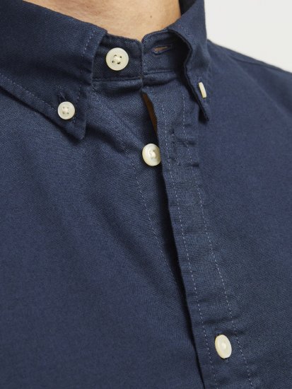 Jack & Jones Brook Oxford Long Sleeve Shirt Navy Blazer - Košulje - Muške Košulje Veliki Brojevi