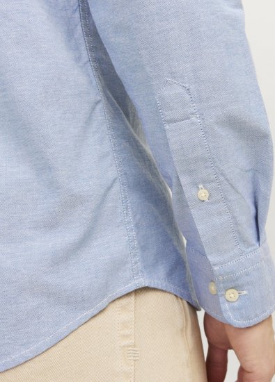 Jack & Jones Brook Oxford Long Sleeve Shirt Cashmere Blue - Košulje - Muške Košulje Veliki Brojevi