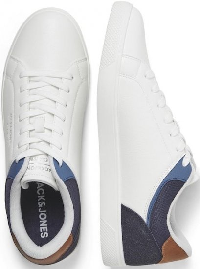 Jack & Jones Jordan Sneakers Bright White/NAVY BLAZER - Muške cipele 40-52 - 