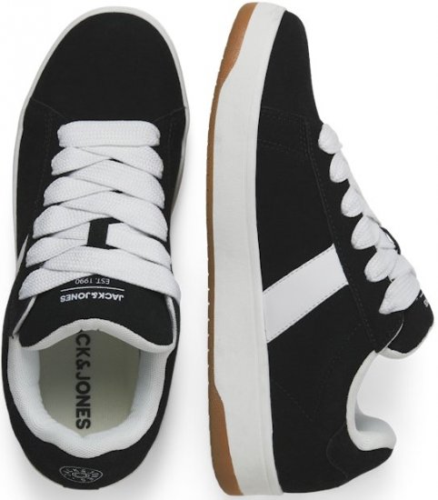 Jack & Jones Miles SYN Suede Sneakers Black - Muške cipele 40-52 - 