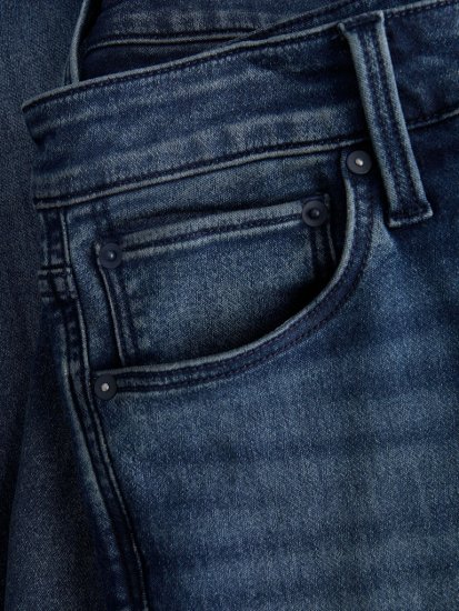 Jack & Jones Glenn Icon SQ 422 Jeans Blue Denim - Traperice & hlače - Muške Traperice i Hlače Veliki Brojevi