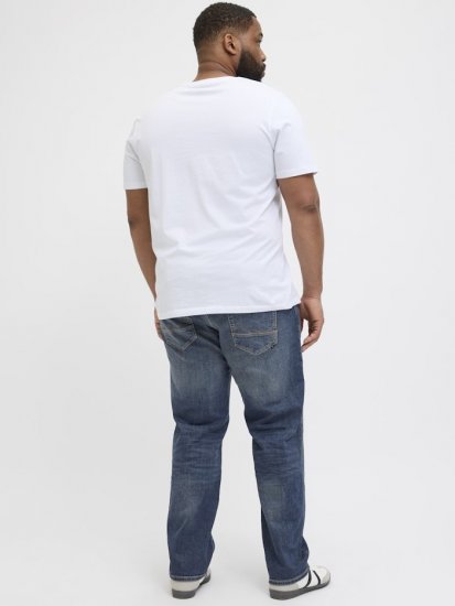 Jack & Jones Mike Fox CB 082 Jeans Blue Denim - Traperice & hlače - Muške Traperice i Hlače Veliki Brojevi