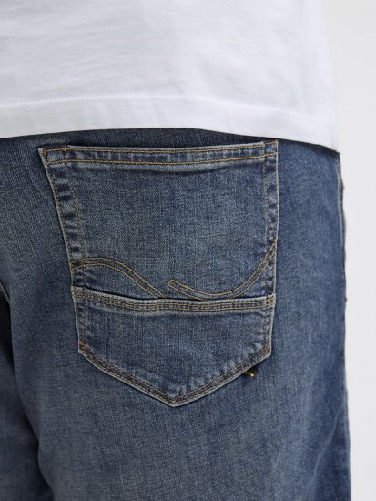 Jack & Jones Mike Fox CB 082 Jeans Blue Denim - Traperice & hlače - Muške Traperice i Hlače Veliki Brojevi