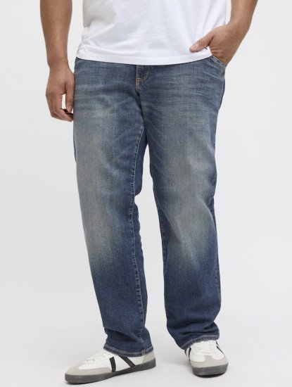 Jack & Jones Mike Fox CB 082 Jeans Blue Denim - Traperice & hlače - Muške Traperice i Hlače Veliki Brojevi