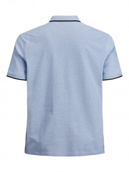 Jack & Jones PAULOS Short Sleeve Polo Light Blue/PS - Polo majice - Muške Polo Majice Veliki Brojevi