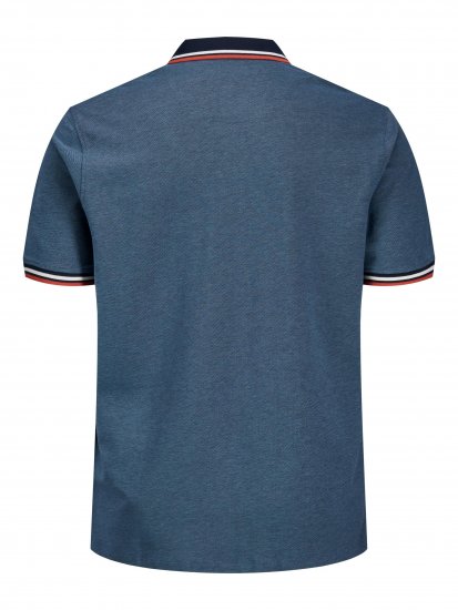 Jack & Jones Paulos Polo Denim Blue - Polo majice - Muške Polo Majice Veliki Brojevi