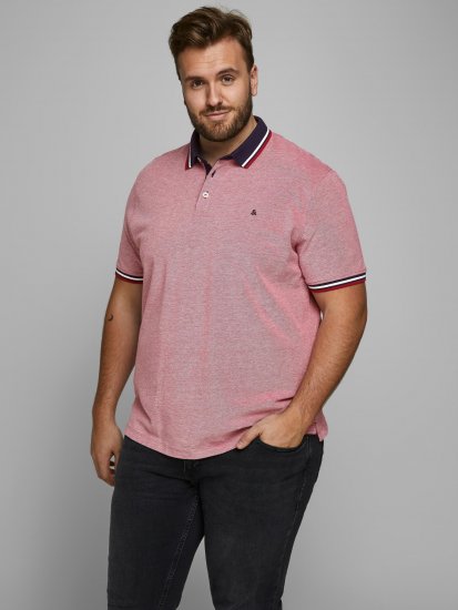 Jack & Jones Paulos Polo Rio Red - Polo majice - Muške Polo Majice Veliki Brojevi