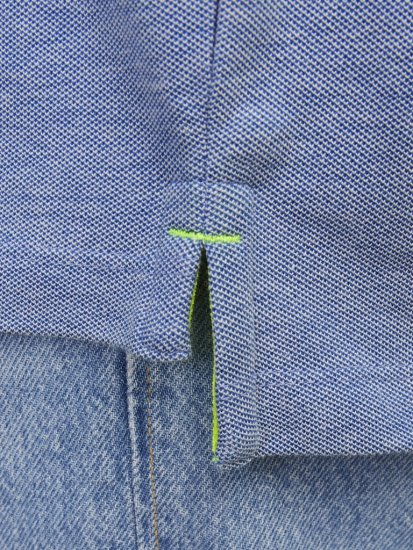 Jack & Jones PAULOS Short Sleeve Polo Light Blue/NEON - Polo majice - Muške Polo Majice Veliki Brojevi