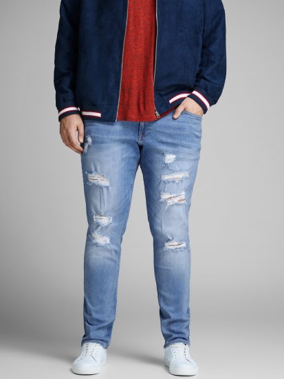 Jack & Jones Liam Jeans Blue Denim - Traperice & hlače - Muške Traperice i Hlače Veliki Brojevi