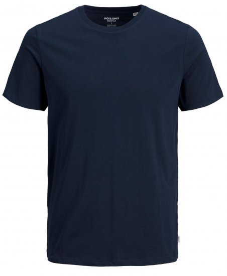 Jack & Jones Organic Basic T-shirt Navy Blazer - Majice Kratkih Rukava - Muške Majice Kratkih Rukava Veliki Brojevi 
