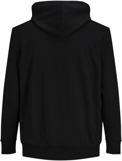 Jack & Jones Basic Sweat Zip Hood Black - Puloveri & dukserice - Muške Puloveri & dukserice veliki brojevi