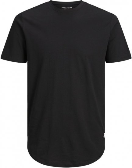 Jack & Jones NOA Crew Neck T-Shirt Black - Majice Kratkih Rukava - Muške Majice Kratkih Rukava Veliki Brojevi 