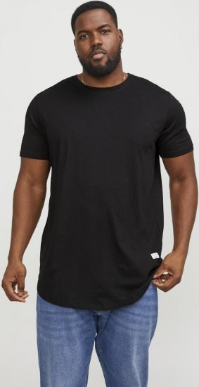 Jack & Jones NOA Crew Neck T-Shirt Black - Majice Kratkih Rukava - Muške Majice Kratkih Rukava Veliki Brojevi 