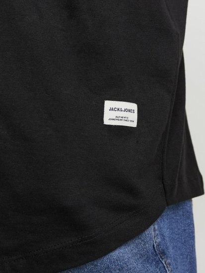 Jack & Jones NOA Crew Neck T-Shirt Black - Majice Kratkih Rukava - Muške Majice Kratkih Rukava Veliki Brojevi 