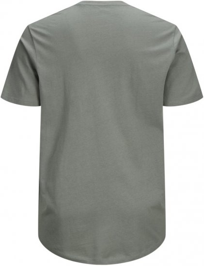 Jack & Jones NOA Crew Neck T-Shirt Grey - Majice Kratkih Rukava - Muške Majice Kratkih Rukava Veliki Brojevi 