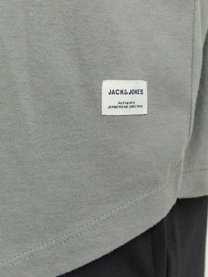 Jack & Jones NOA Crew Neck T-Shirt Grey - Majice Kratkih Rukava - Muške Majice Kratkih Rukava Veliki Brojevi 