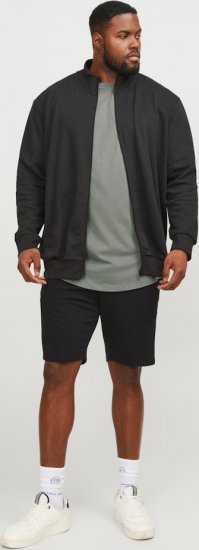 Jack & Jones NOA Crew Neck T-Shirt Grey - Majice Kratkih Rukava - Muške Majice Kratkih Rukava Veliki Brojevi 