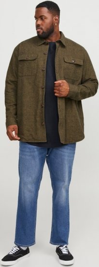 Jack & Jones NOA Crew Neck T-Shirt Navy Blazer - Majice Kratkih Rukava - Muške Majice Kratkih Rukava Veliki Brojevi 