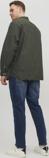 Jack & Jones OXFORD LS Shirt Green - Košulje - Muške Košulje Veliki Brojevi