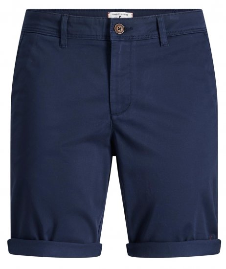 Jack & Jones JPSTBOWIE Chino Shorts Navy Blazer - Kratke hlače - Muške Kratke Hlače Veliki Brojevi 