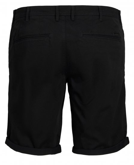 Jack & Jones JPSTBOWIE Chino Shorts Black - Kratke hlače - Muške Kratke Hlače Veliki Brojevi 