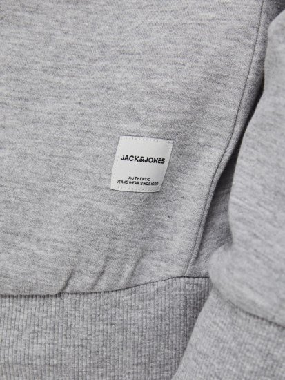Jack & Jones Basic Sweatshirt Light Grey Melange - Puloveri & dukserice - Muške Puloveri & dukserice veliki brojevi