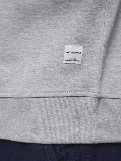 Jack & Jones Basic Sweatshirt Light Grey Melange - Puloveri & dukserice - Muške Puloveri & dukserice veliki brojevi