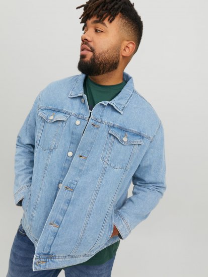 Jack & Jones JJIJEAN Denim jacket Blue Denim - Jakne - Muške Jakne Veliki Brojevi