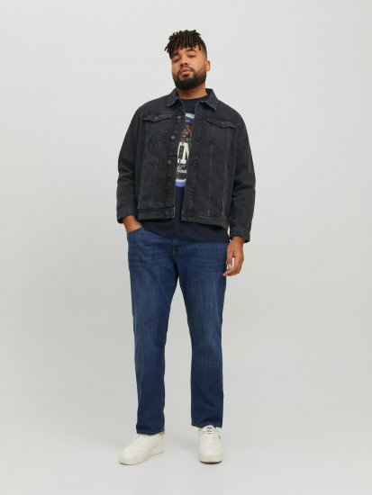 Jack & Jones JJIJEAN Denim Jacket Black Denim - Jakne - Muške Jakne Veliki Brojevi