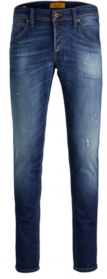 Jack & Jones GLENN FOX GE 348 Jeans Blue Denim - Traperice & hlače - Muške Traperice i Hlače Veliki Brojevi