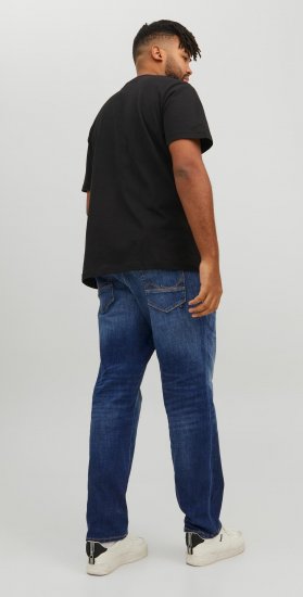 Jack & Jones GLENN FOX GE 348 Jeans Blue Denim - Traperice & hlače - Muške Traperice i Hlače Veliki Brojevi