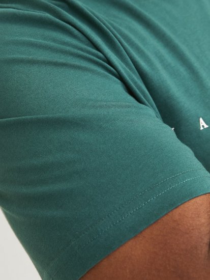Jack & Jones STAR T-Shirt Deep Teal - Majice Kratkih Rukava - Muške Majice Kratkih Rukava Veliki Brojevi 