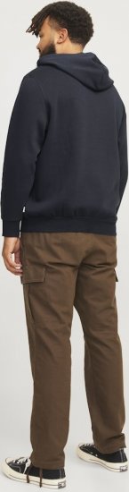 Jack & Jones 2 COL LOGO Hoodie Dark Navy - Puloveri & dukserice - Muške Puloveri & dukserice veliki brojevi