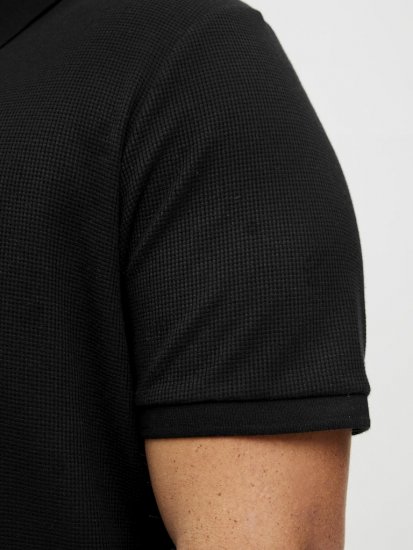Jack & Jones AUSTIN CLASSIC Polo Black - Polo majice - Muške Polo Majice Veliki Brojevi