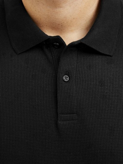 Jack & Jones AUSTIN CLASSIC Polo Black - Polo majice - Muške Polo Majice Veliki Brojevi