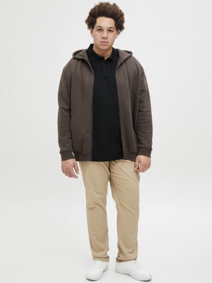 Jack & Jones AUSTIN CLASSIC Polo Black - Polo majice - Muške Polo Majice Veliki Brojevi
