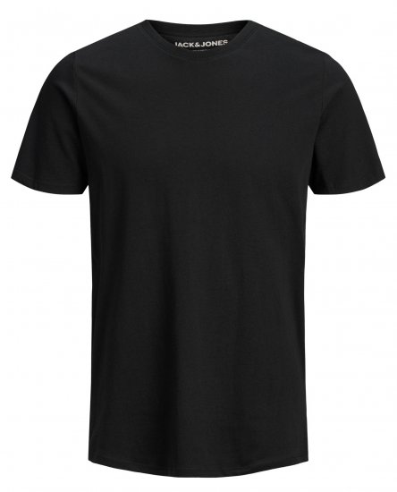 Jack & Jones Organic Basic T-shirt Black - Majice Kratkih Rukava - Muške Majice Kratkih Rukava Veliki Brojevi 