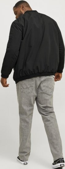 Jack & Jones RUSH Bomber Jacket Black - Jakne - Muške Jakne Veliki Brojevi