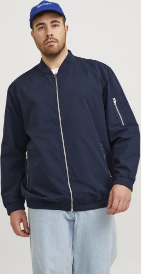 Jack & Jones RUSH Bomber Jacket Navy Blazer - Jakne - Muške Jakne Veliki Brojevi