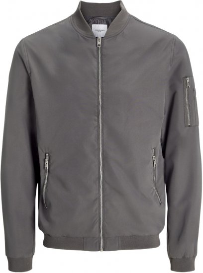 Jack & Jones RUSH Bomber Jacket Grey - Jakne - Muške Jakne Veliki Brojevi