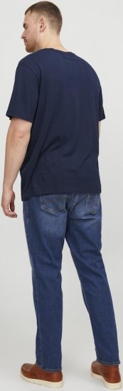 Jack & Jones CORP Logo T-Shirt Navy Blazer - Majice Kratkih Rukava - Muške Majice Kratkih Rukava Veliki Brojevi 
