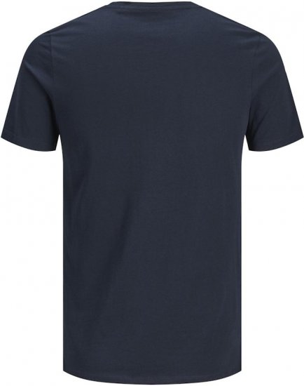 Jack & Jones CORP Logo T-Shirt Navy Blazer - Majice Kratkih Rukava - Muške Majice Kratkih Rukava Veliki Brojevi 