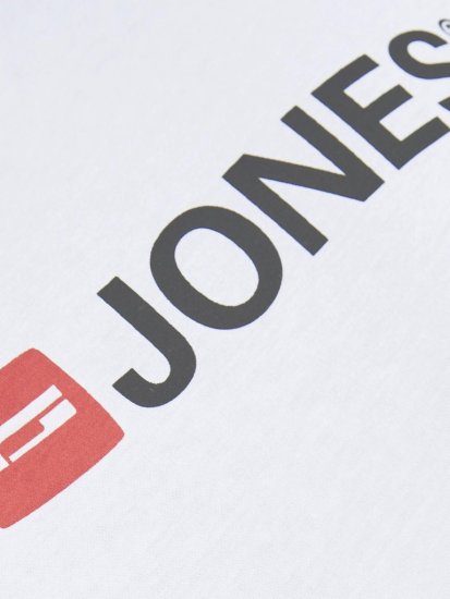 Jack & Jones JJECORP LOGO T-Shirt White - Majice Kratkih Rukava - Muške Majice Kratkih Rukava Veliki Brojevi 